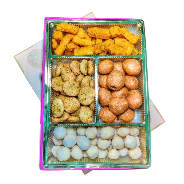 Long Mitthan Bhaji Box (4 Items) 290 Rs